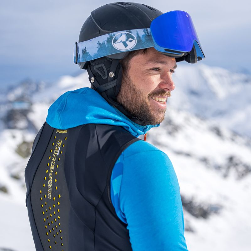 Férfi Komperdell Air mellény Light fekete/sárga 6