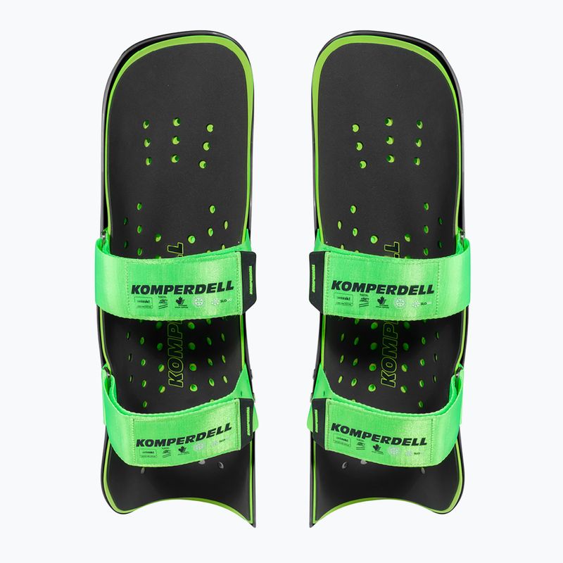 Gyerek sípcsontvédők Komperdell Shinguards Profi World Cup Jr green