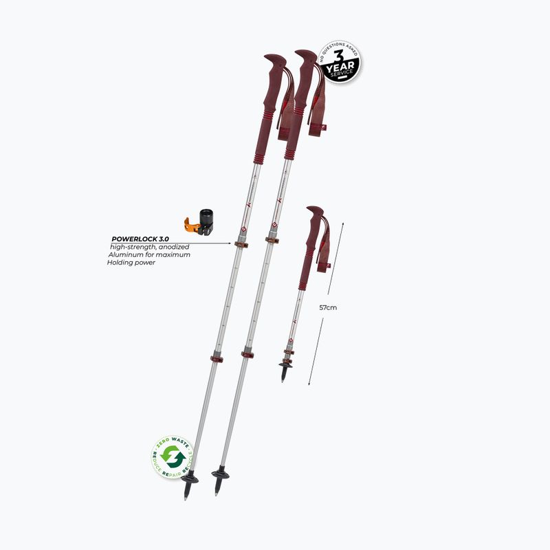 Komperdell Explorer Zero Compact Compact malbec trekking botok 10