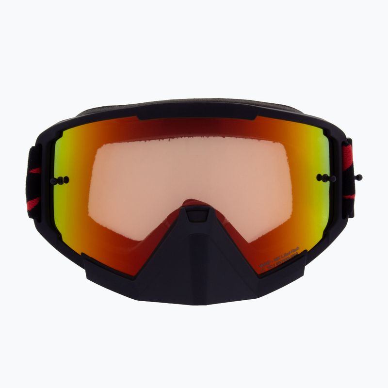 Kerékpáros szemüveg Red Bull SPECT Whip matt black/amber red mirror 2
