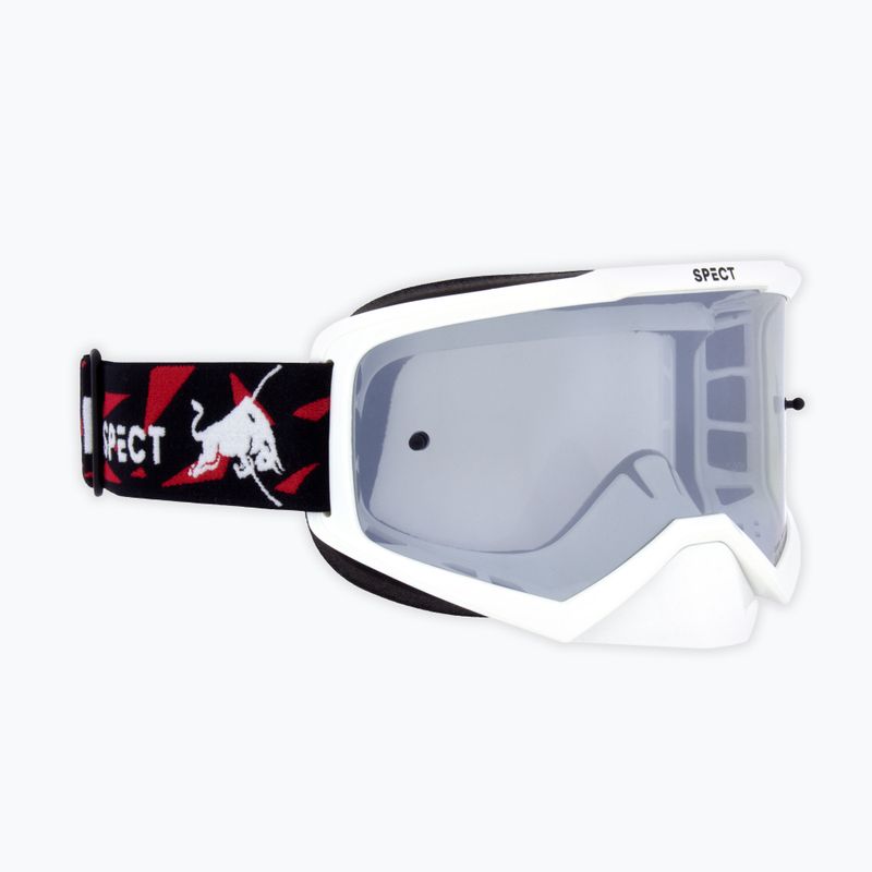 Kerékpáros szemüveg Red Bull SPECT Evan shiny white/smoke silver mirror 4