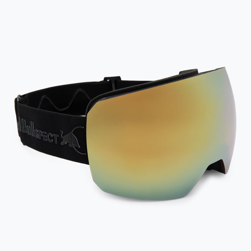 Síszemüveg Red Bull SPECT Chute black/brown with gold mirror/cloudy snow