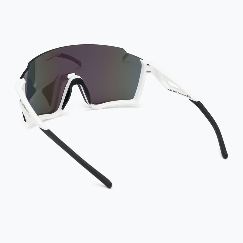 Napszemüveg Red Bull SPECT Stun shiny white/smoke with purple-green mirror 2