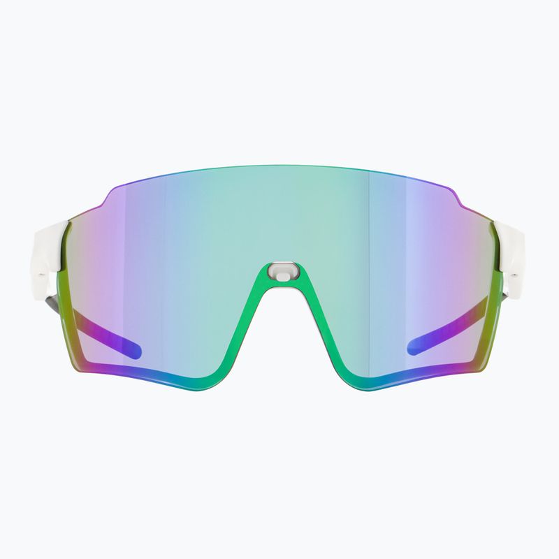 Napszemüveg Red Bull SPECT Stun shiny white/smoke with purple-green mirror 6