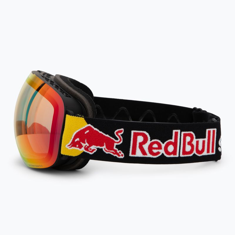 Síszemüveg Red Bull Spect Bent Photo matte black/brown with red chrome x 4