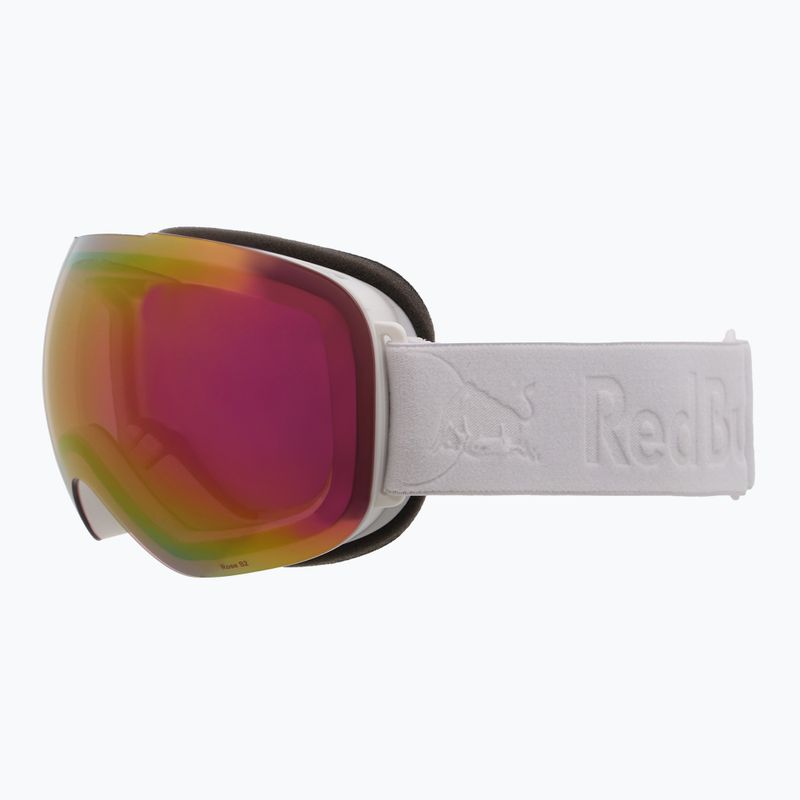 Síszemüveg Red Bull Spect Bent matt white/red with pink purple mirror 2