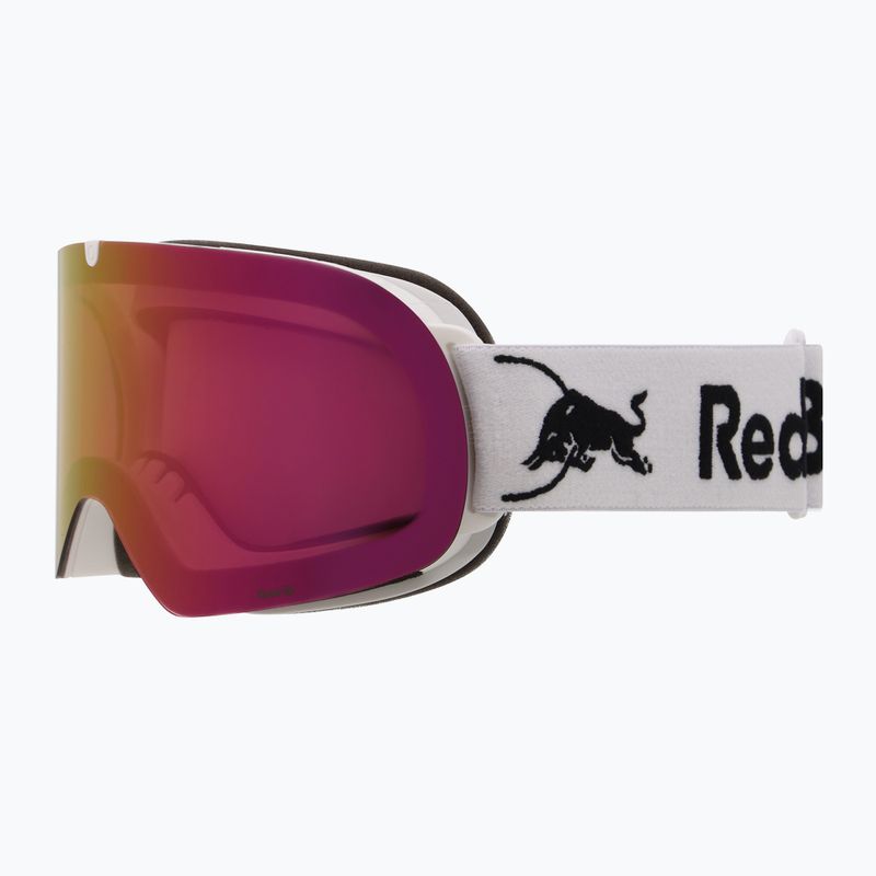 Síszemüveg Red Bull SPECT Rush matt white/red with pink-purple mirror 2