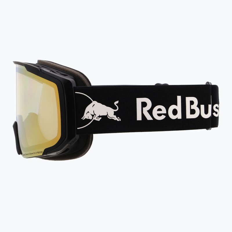Síszemüveg Red Bull SPECT Jibb Photo matte black/brown with gold chrome x 8