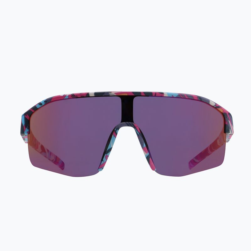 Napszemüveg Red Bull SPECT Dundee matt blue-pink pattern/smoke pink-yellow mirror 5