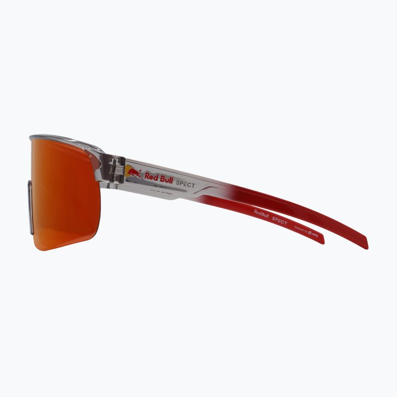 Napszemüveg Red Bull SPECT Dakota light grey/brown with red-orange mirror 4
