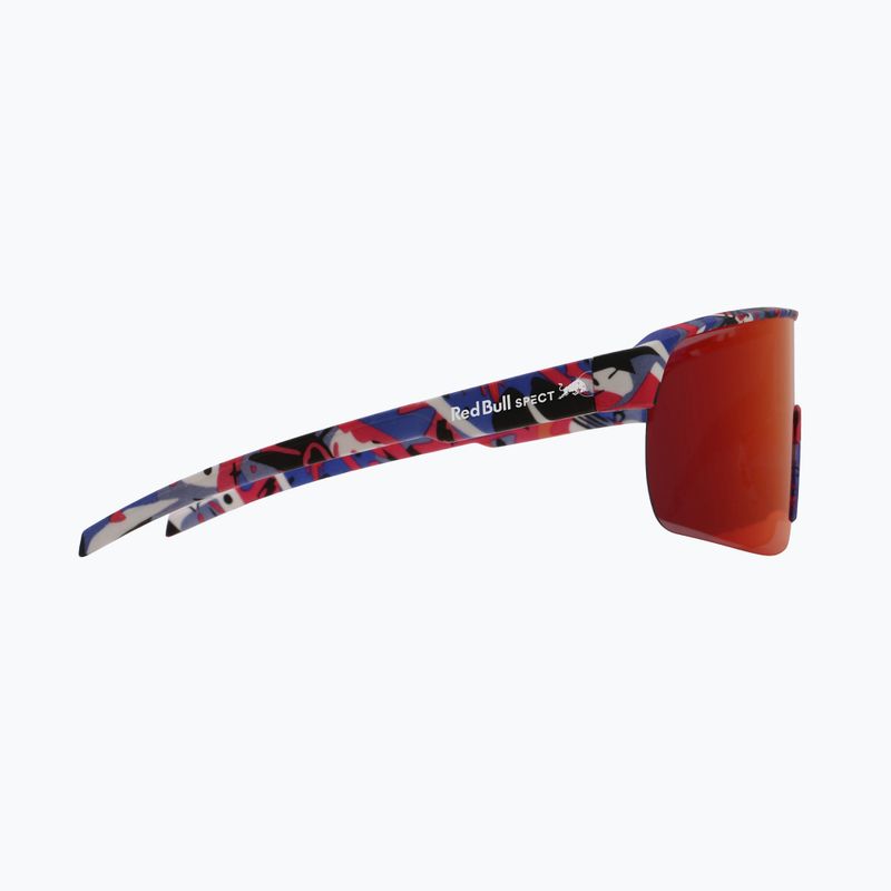 Napszemüveg Red Bull SPECT Dakota matt blue-burgundy pattern/smoke red-purple mirror 2