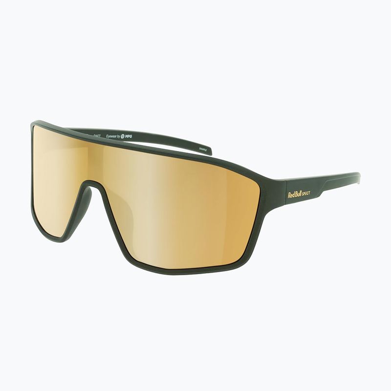 Napszemüveg Red Bull SPECT Daft matt metallic olive/ brown with gold mirror 2