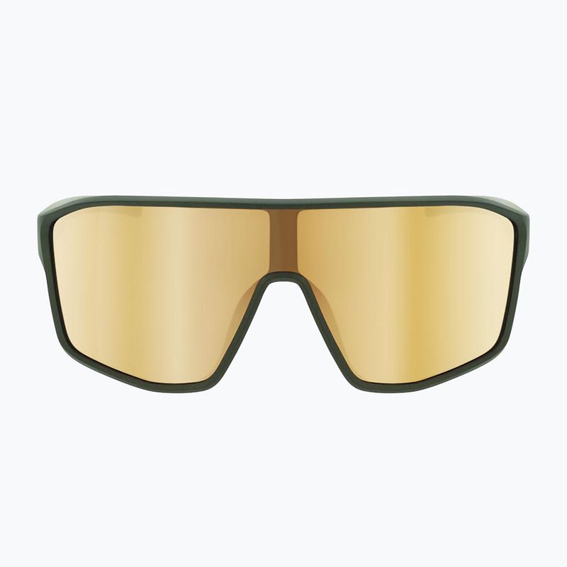 Napszemüveg Red Bull SPECT Daft matt metallic olive/ brown with gold mirror 3