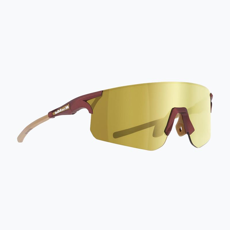 Napszemüveg Red Bull SPECT Ricky IB matt metallic mauve/ brown with gold mirror