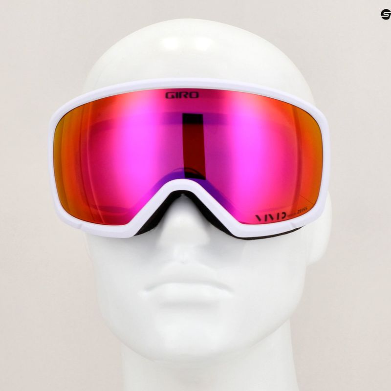 Női Síszemüveg Giro Millie white core light/vivid pink 10