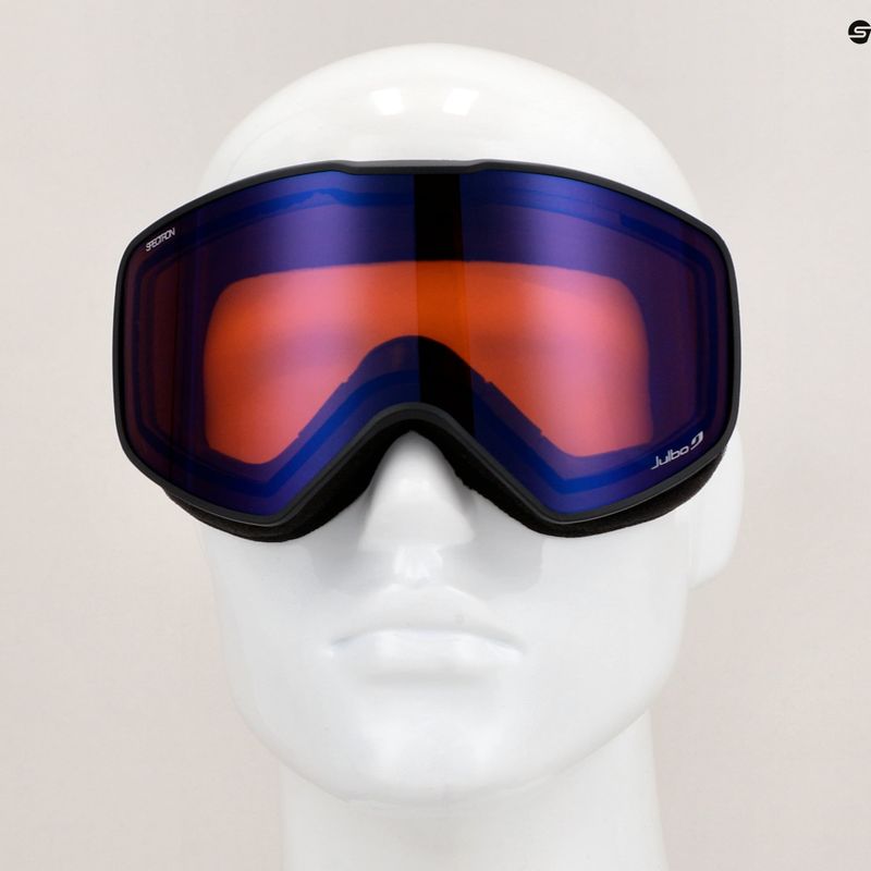 Síszemüveg Julbo Pulse black/goldange/flash blue 7