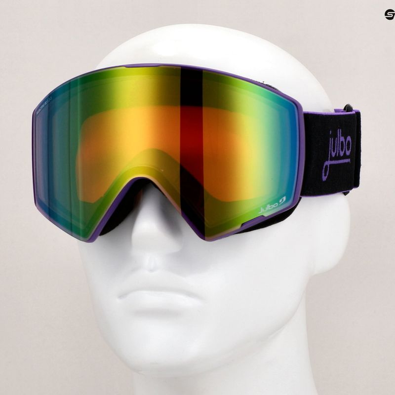Síszemüveg Julbo Razor Edge Reactiv Glare Control purple/black/flash green 10