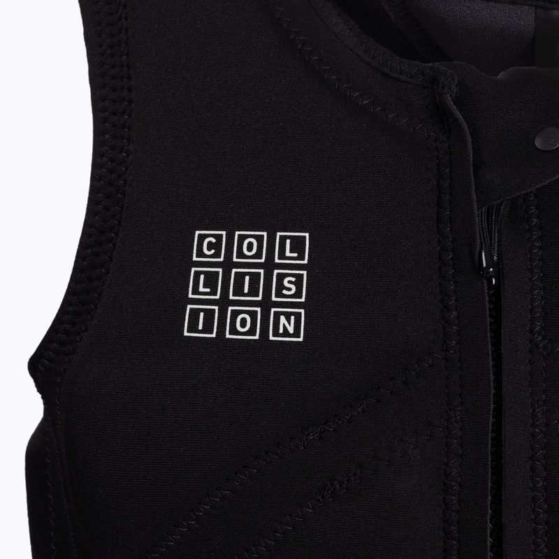 Férfi védőmellény ION Collision Core Front Zip 900 fekete 48222-4161 4
