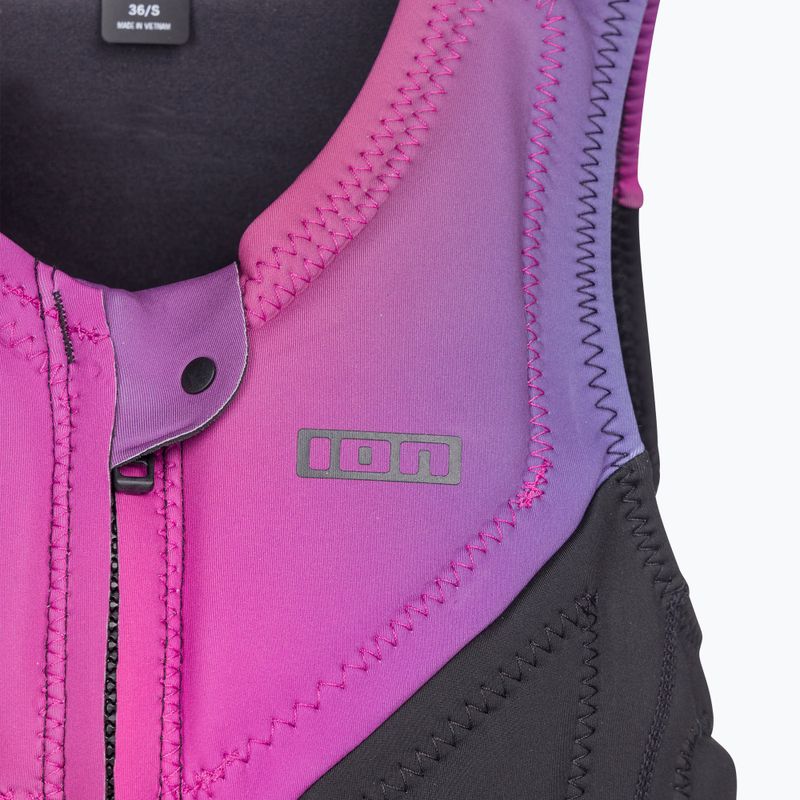 Női védőmellény ION Ivy Front Zip fekete/rózsaszín 48233-4169 3