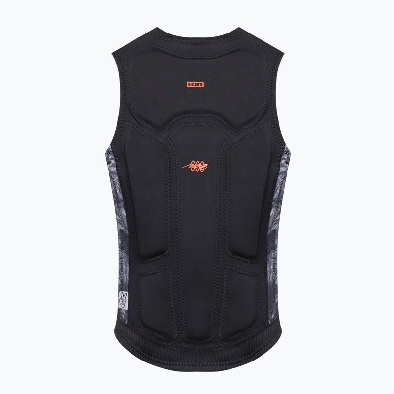 Női védőmellény ION Lunis Front Zip fekete 48233-4168 2