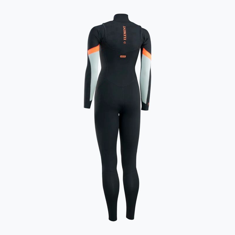 Női úszóruha ION Element 3/2 Front Zip black 2