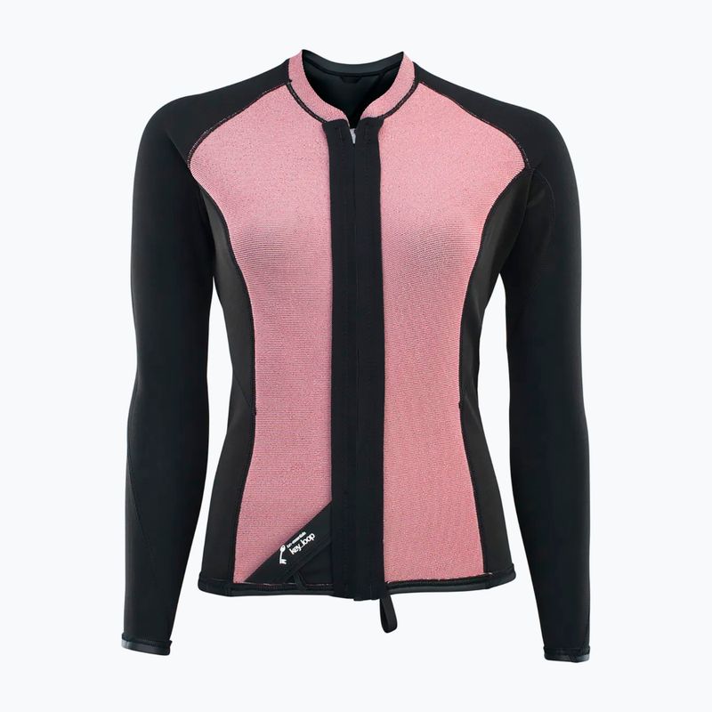 Női neoprén hőszigetelő Neo Zip Top 2/1 Skin fekete 4