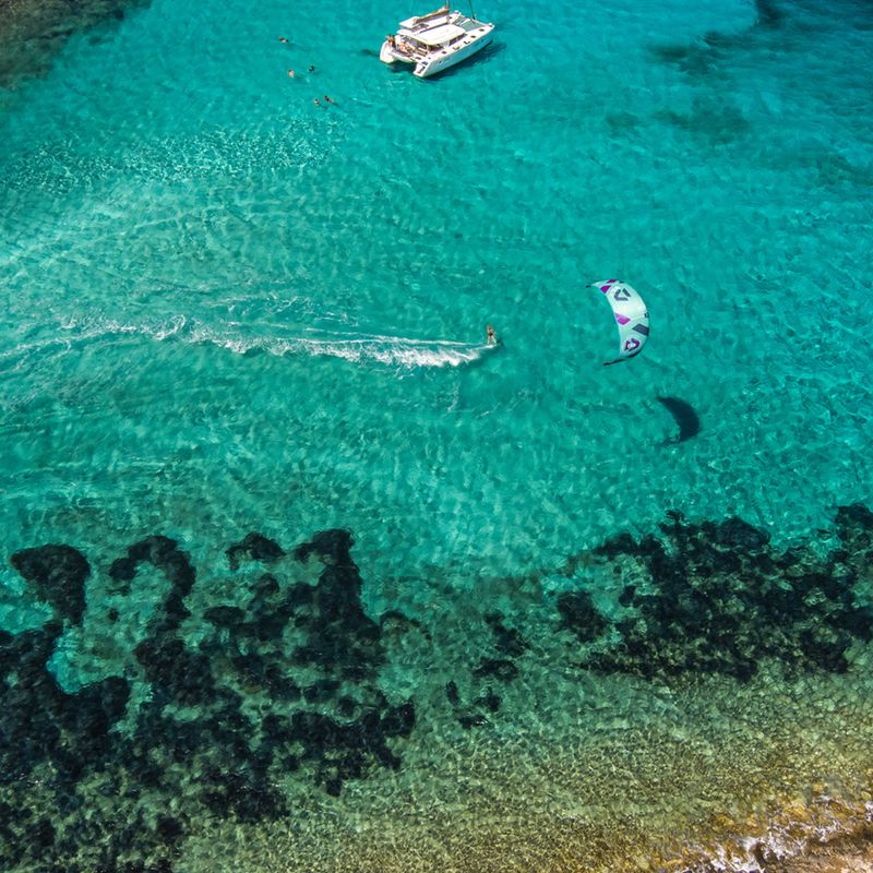 Kitesurf sárkány DUOTONE Evo SLS 2022 kék 44220-3013 2