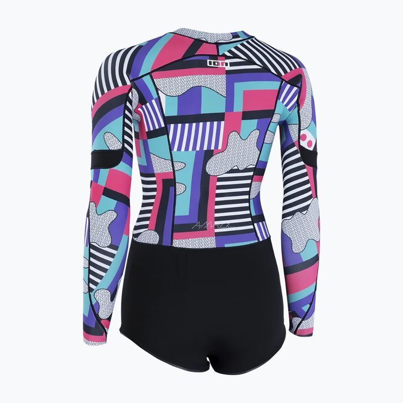 Női neoprén ruha ION Amaze Hot Shorty 1.5 Front Zip capsule statement 3