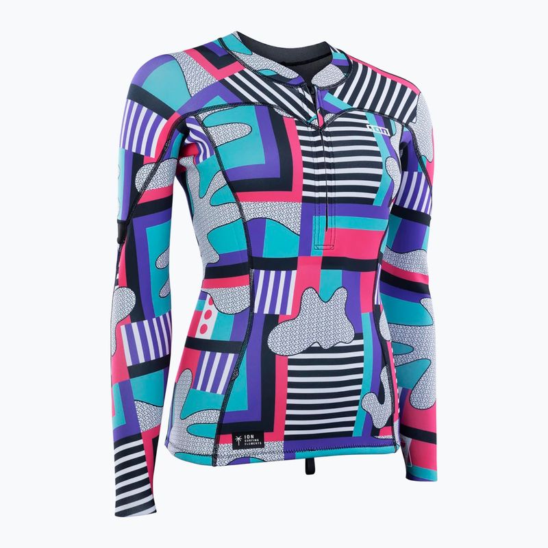 Női hosszú ujjú úszó felső ION Neo Zip Top 1.5 capsule statement 2