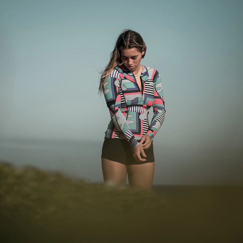 Női hosszú ujjú úszó felső ION Neo Zip Top 1.5 capsule statement 5