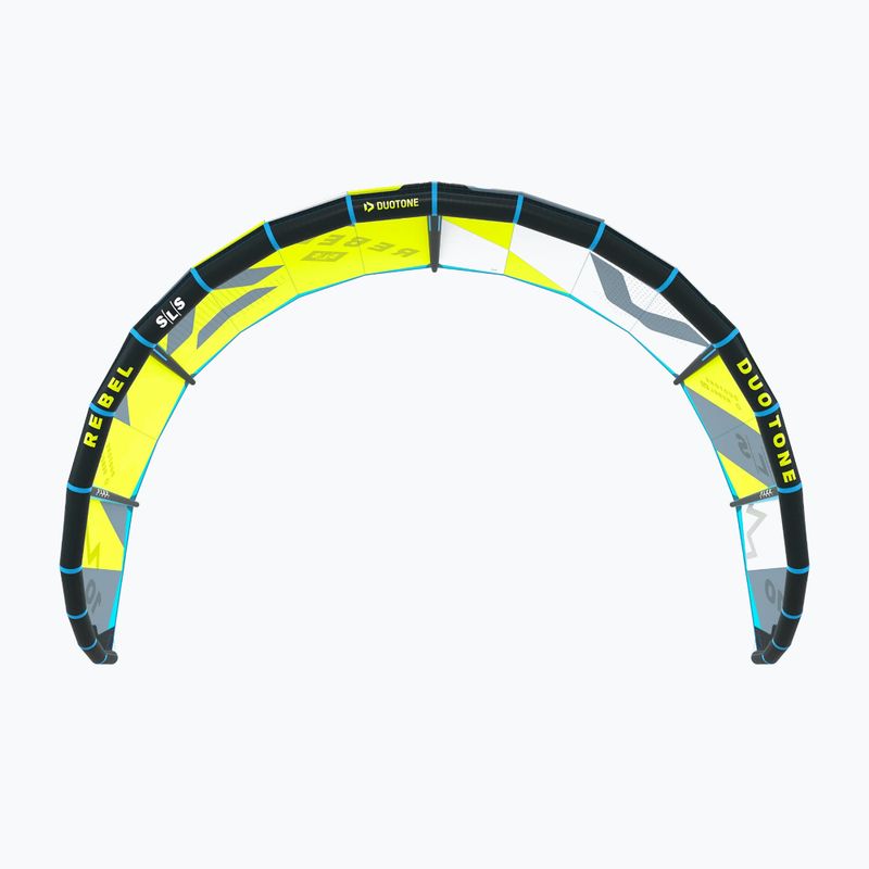DUOTONE Rebel SLS 2024 lime/dark grey kitesurf sárkány 2