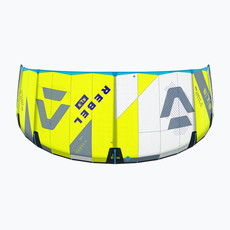 DUOTONE Rebel SLS 2024 lime/dark grey kitesurf sárkány 5
