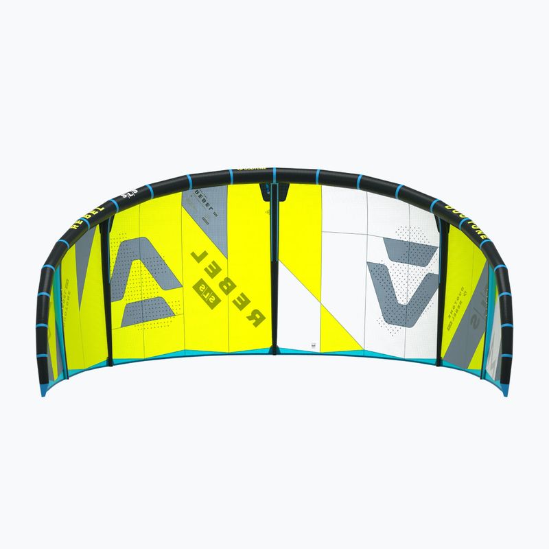 DUOTONE Rebel SLS 2024 lime/dark grey kitesurf sárkány 6