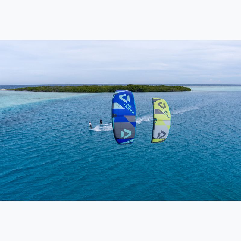DUOTONE Rebel SLS 2024 lime/dark grey kitesurf sárkány 7