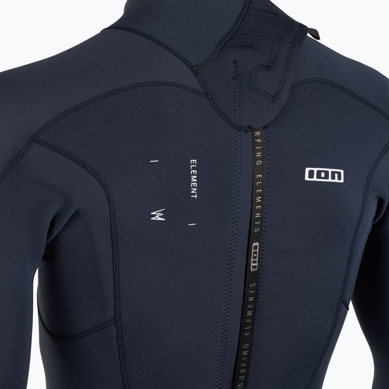 Férfi ION Element 3/2 Back Zip kék éjszakai búvárruha 6
