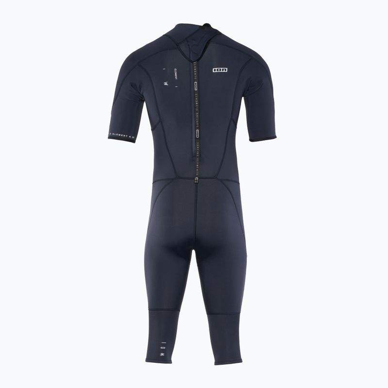 Férfi ION Element 3/2 Overknee Back Zip kék éjszaka búvárruha 2