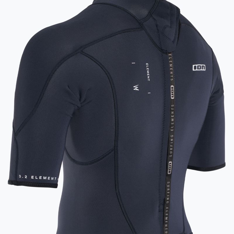 Férfi ION Element 3/2 Overknee Back Zip kék éjszaka búvárruha 4