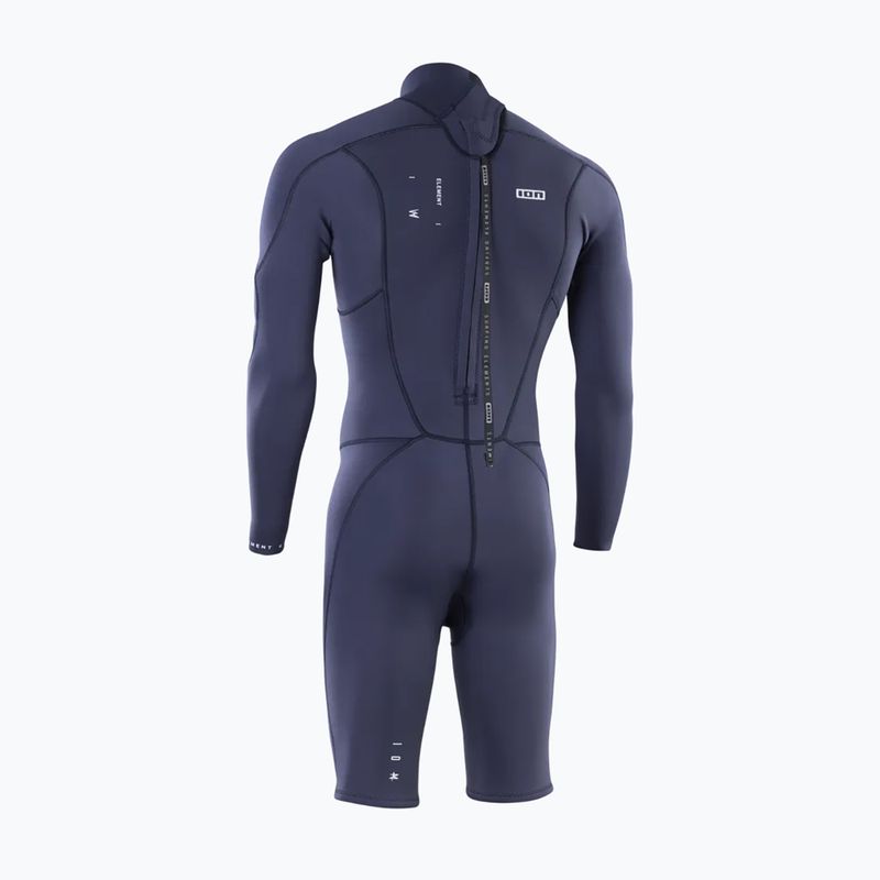 Férfi neoprén ruha ION Element 2/2 mm Shorty Back Zip blue nights 2