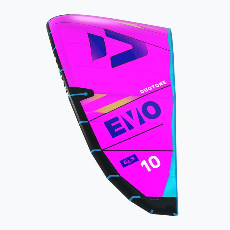 Kitesurf sárkány DUOTONE Evo SLS 2025 rózsaszín/kék 3