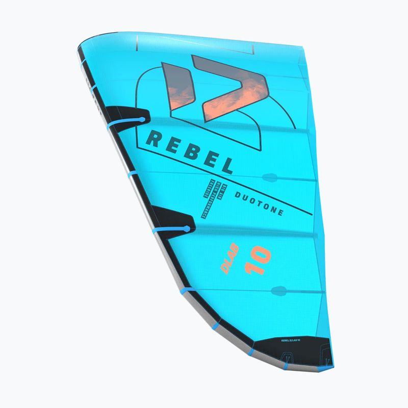 Kitesurf sárkány Duotone Rebel D/LAB Turquoise/Grey 3