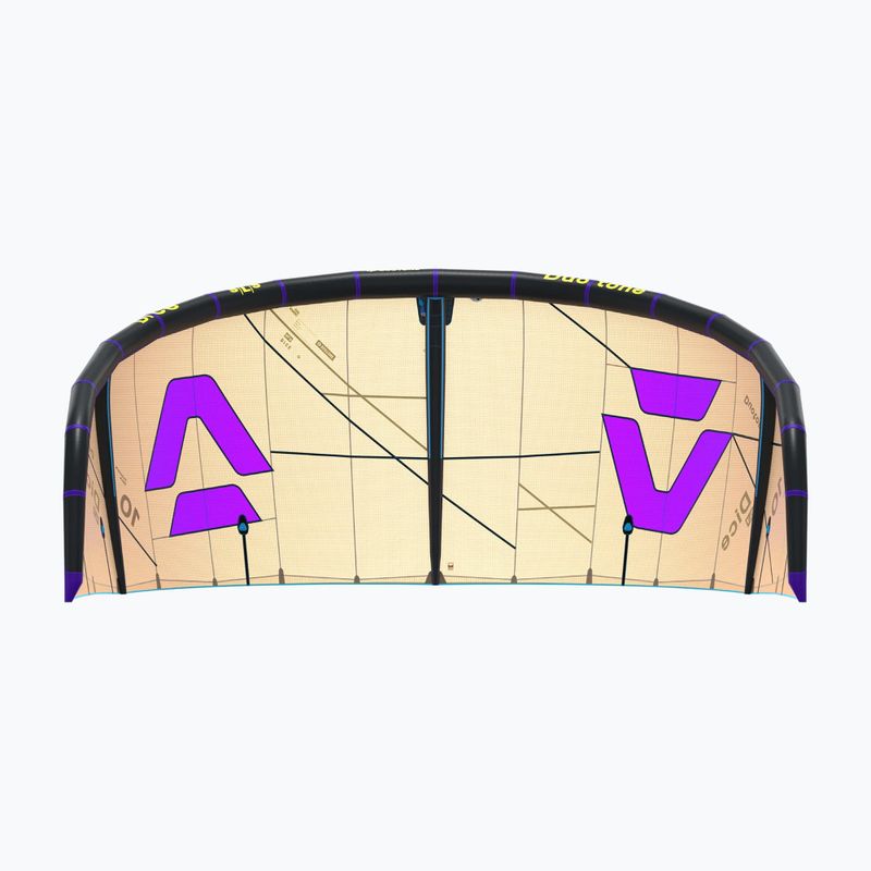 Kitesurf sárkány Duotone Dice SLS sand/purple 4