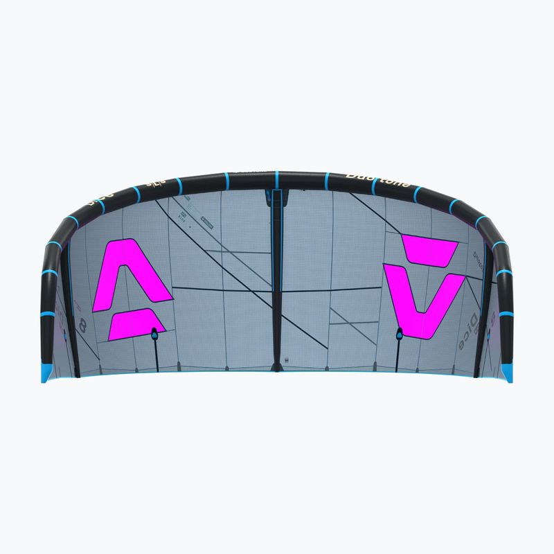 Kitesurf sárkány Duotone Dice SLS dark grey/pink 4