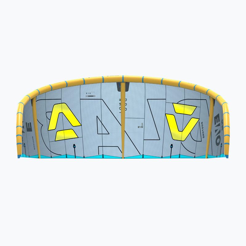 Kitesurf sárkány Duotone Evo D/LAB dark grey/lime 6