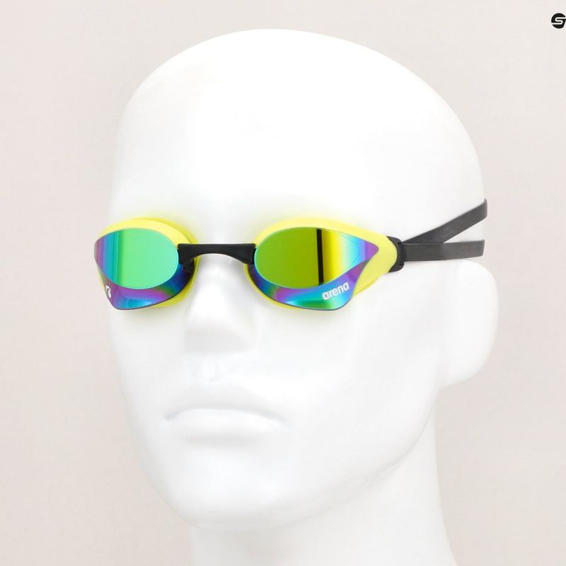 Arena úszószemüveg Cobra Core Swipe Mirror smaragdzöld/cyber lime 7