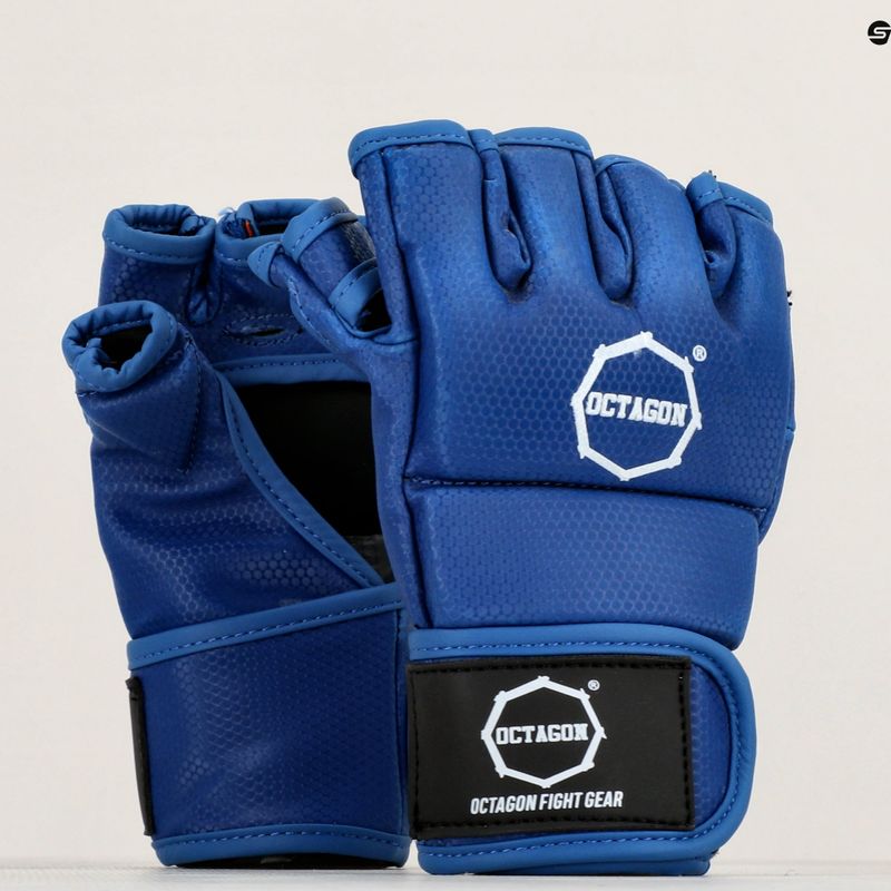 Octagon Kevlar MMA grappling kesztyű kék 7