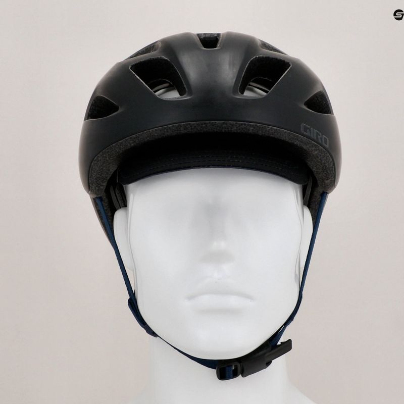 kerékpáros sisak Giro Cormick Integrated MIPS matte black/dark blue 10