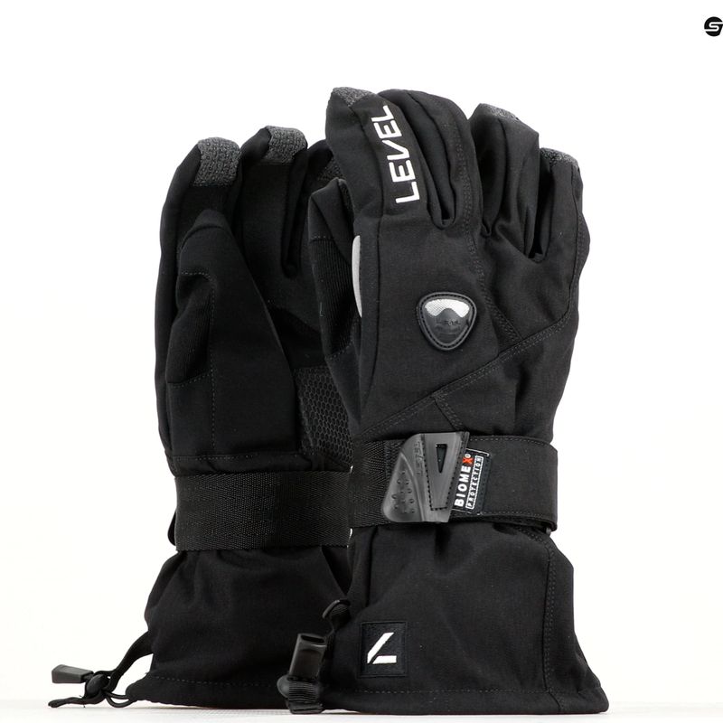 Férfi snowboard kesztyű Level Fly fekete 1031 7
