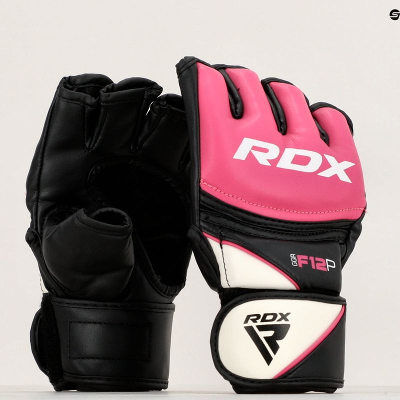 RDX New Model grappling kesztyű rózsaszín GGRF-12P 11