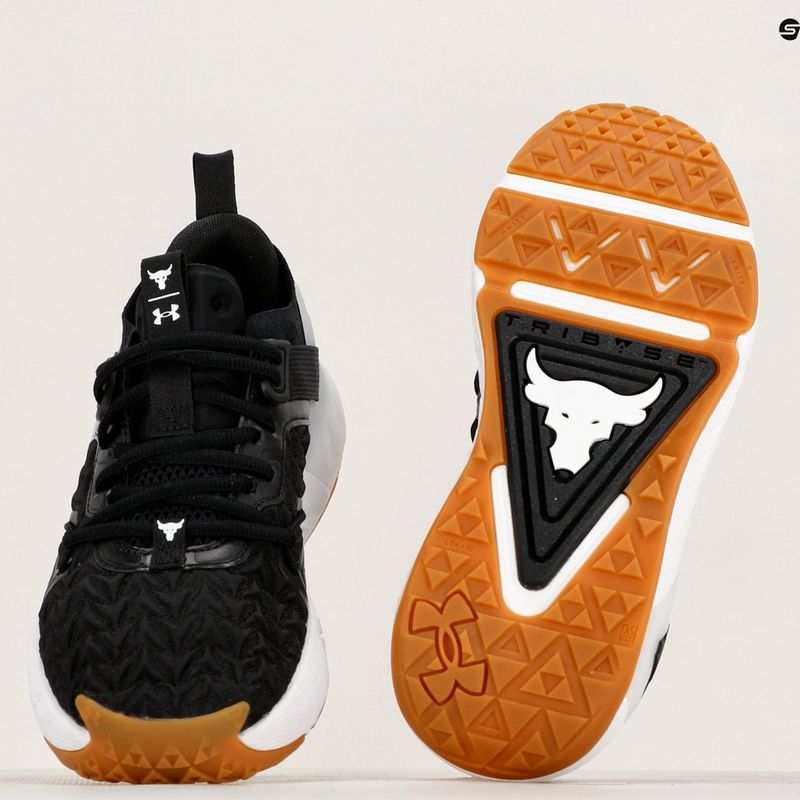 férfi edzőcipő Under Armour Project Rock 6 black/white/black 8