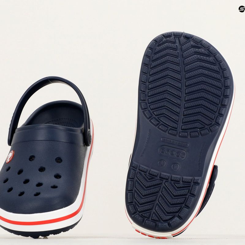 Gyermek papucs Crocs Crocband Clog navy/red 11